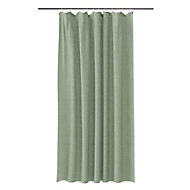 GoodHome Elland Green tea Plain Shower curtain (L)2000mm