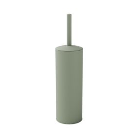 GoodHome Elland Green tea Steel Toilet brush & holder