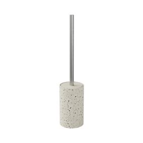 GoodHome Elland Matt Terrazzo effect Toilet brush & holder
