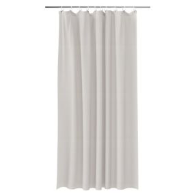GoodHome Elland Pebble Plain Shower curtain (L)2000mm