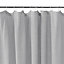 GoodHome Elland Vapor Grey Plain Shower curtain (H)200cm (W)180cm