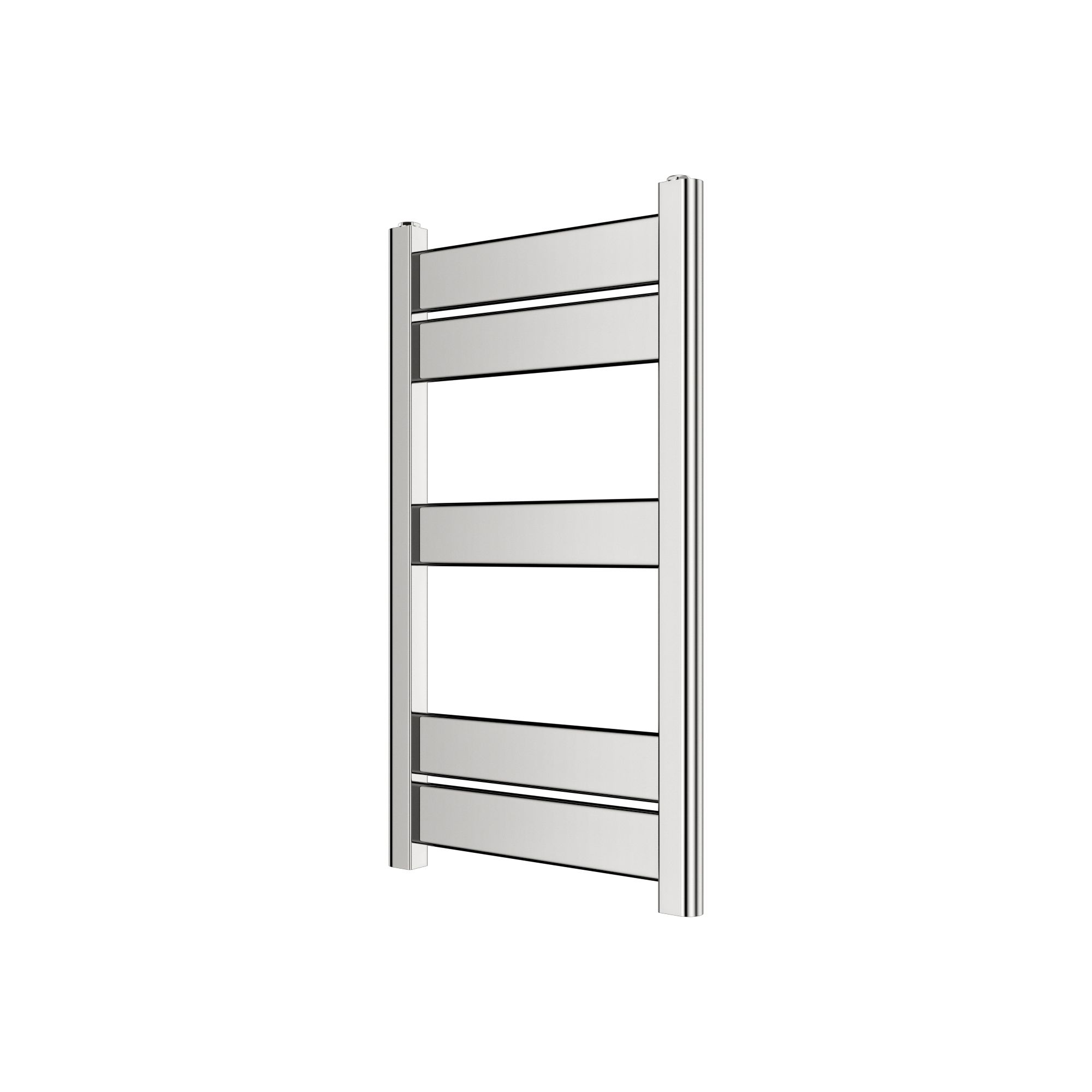 GoodHome Ellesmere Vertical Towel radiator (W)400mm (H)700mm