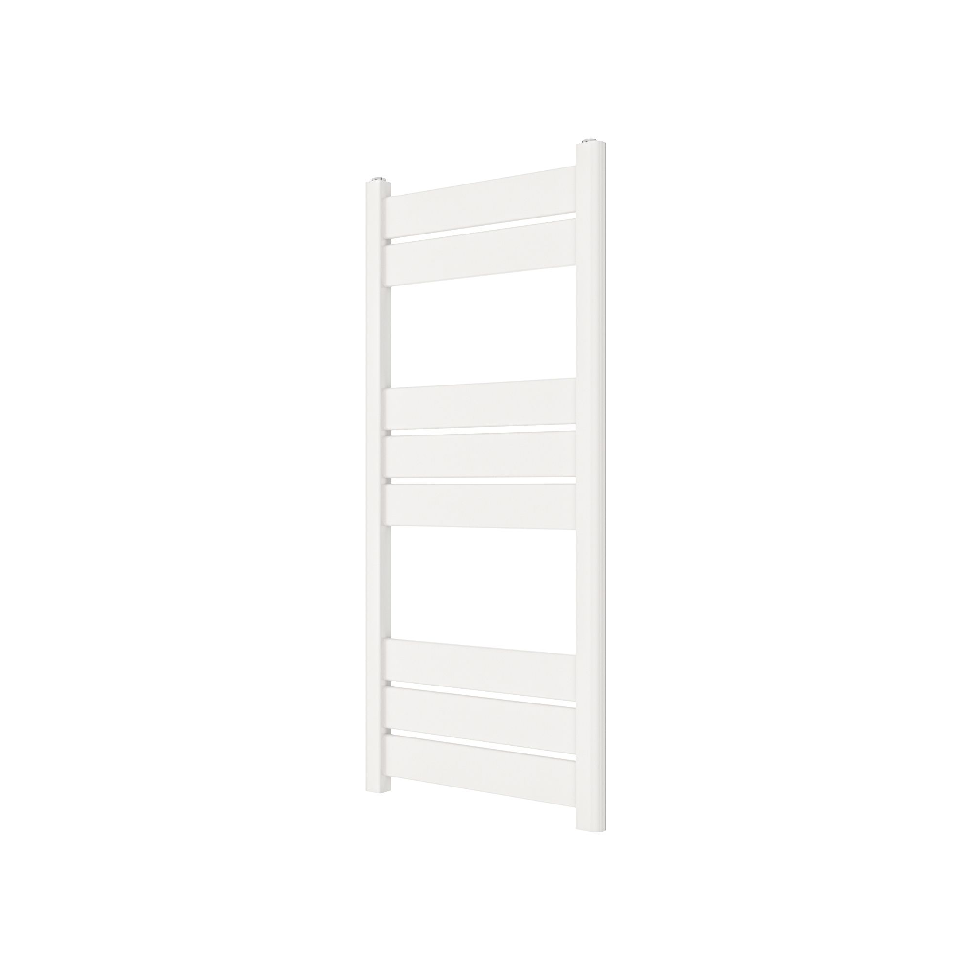 GoodHome Ellesmere White 1255BTU Vertical Towel radiator (W)450mm x (H)974mm