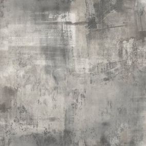GoodHome Elmas Grey Concrete effect Textured Wallpaper