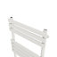GoodHome Emsworth, White Vertical Flat Towel radiator (W)500mm x (H)974mm