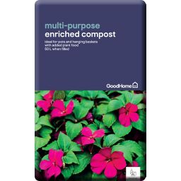 GoodHome Enriched Multi-purpose Peat-free Compost 50L