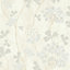 GoodHome Erosa Cream Floral Glitter effect Textured Wallpaper Sample