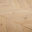 GoodHome Eslov Natural Oak & poplar Real wood top layer flooring, 1.75m² Pack
