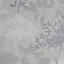 GoodHome Esseri Grey, purple & white Tree Smooth Wallpaper Sample