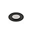 GoodHome Etana Black Non-adjustable LED Neutral white Downlight 4.7W IP65, Pack of 3