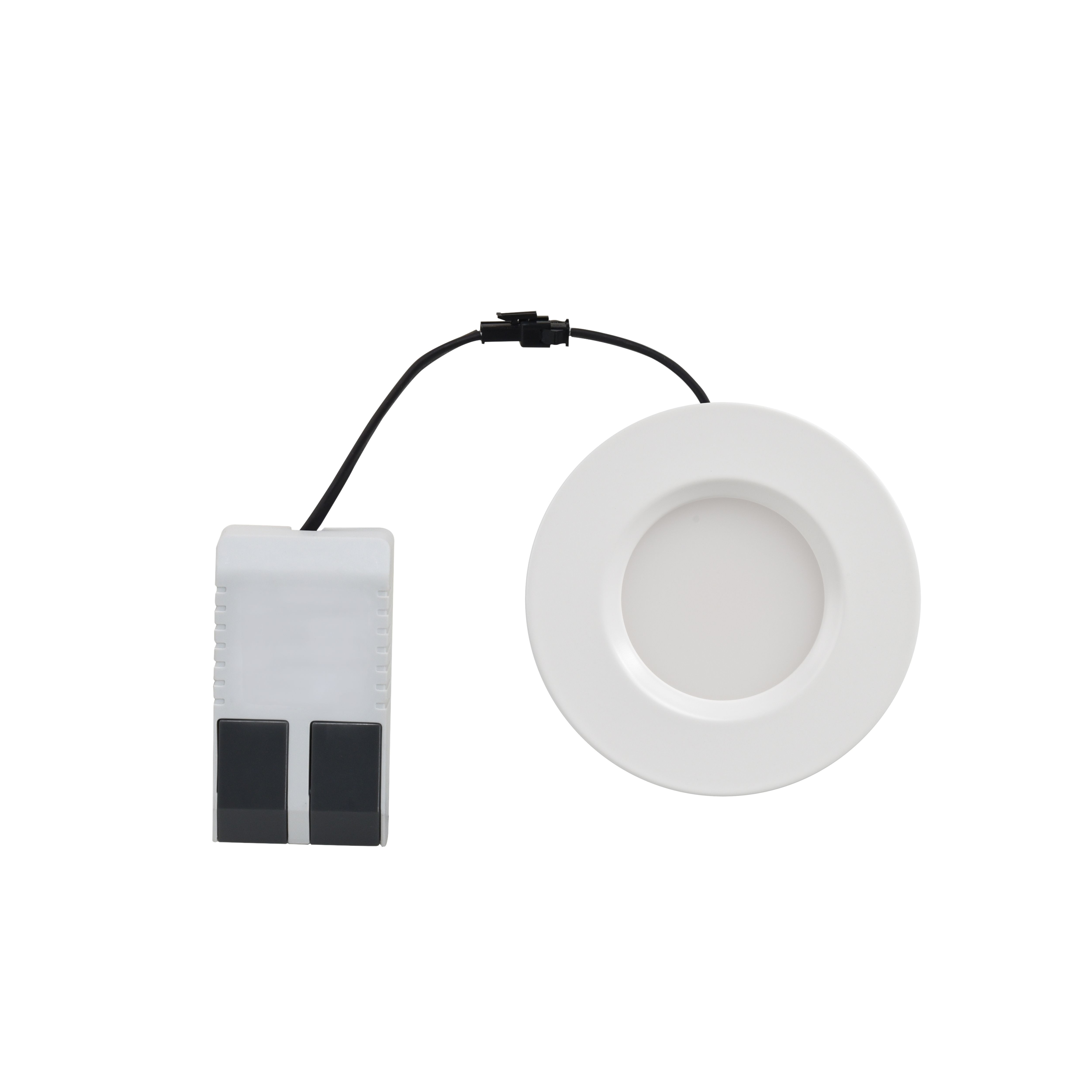 GoodHome Etana White Non-adjustable LED Neutral white Downlight 4.7W IP65