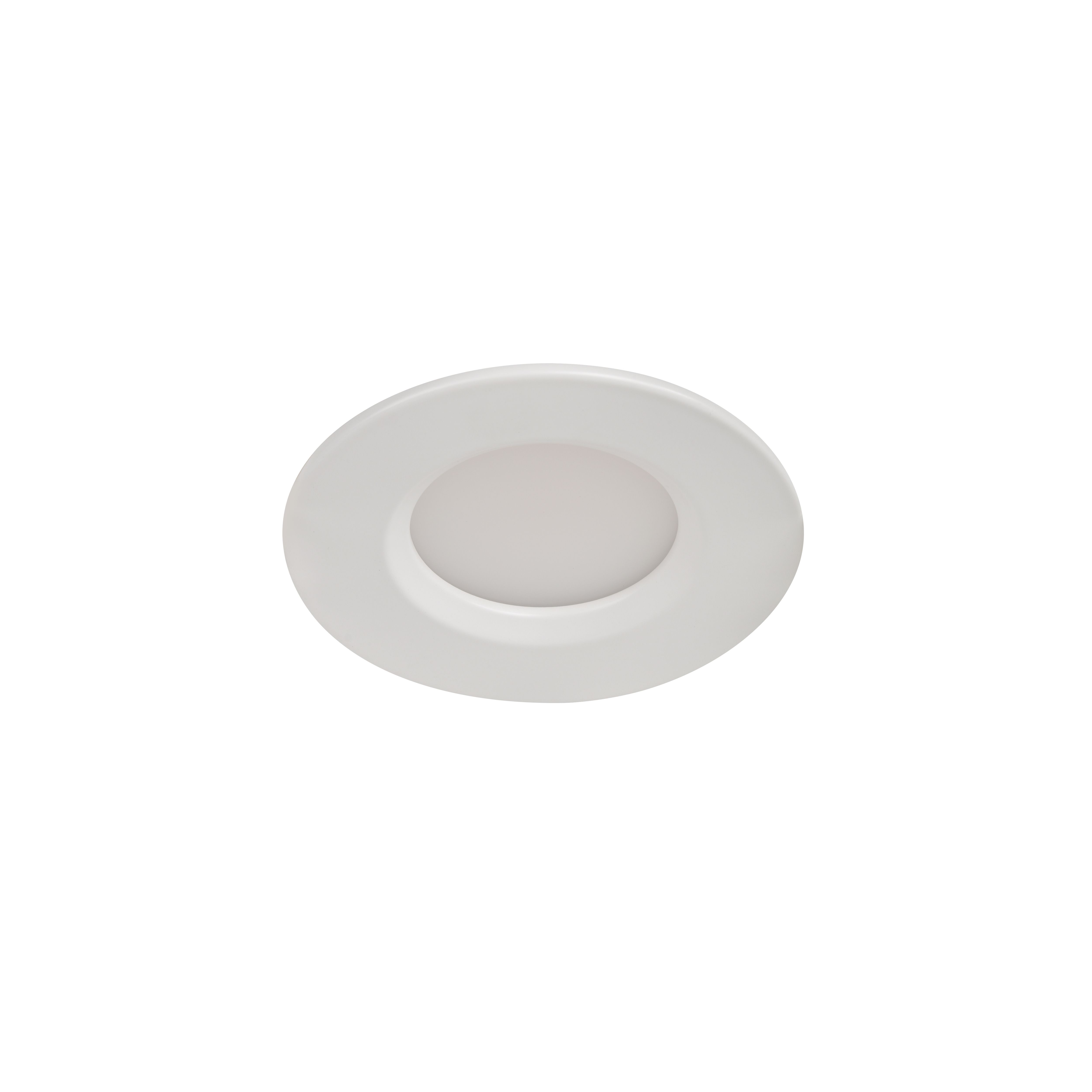 GoodHome Etana White Non-adjustable LED Warm white Downlight 4.7W IP65