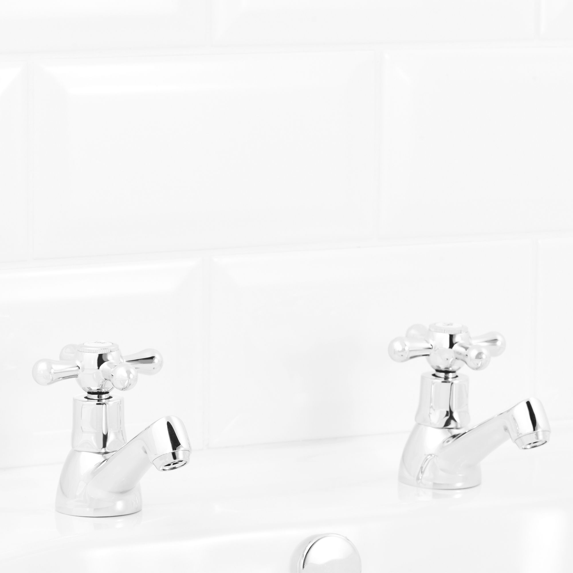 GoodHome Etel Traditional Basin Pillar Tap