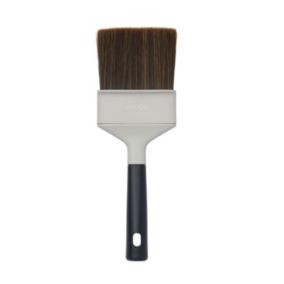 GoodHome Exterior Fine filament tip Comfort Flat paint brush for multi-purpose use, (L) 248mm (W) 80mm