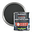 GoodHome Extreme Outdoor Black Satinwood Multi-surface paint, 2.5L
