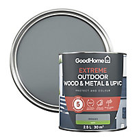 GoodHome Extreme Outdoor Delaware Satinwood Multi-surface paint, 2.5L