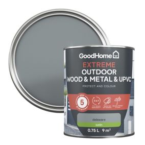 GoodHome Extreme Outdoor Delaware Satinwood Multi-surface paint, 750ml