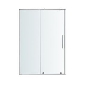 GoodHome Ezili 2 panel Framed Sliding Shower Door (W)1180mm