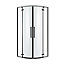 GoodHome Ezili Clear Corner Shower enclosure - Hinged door (W)89cm (D)89cm