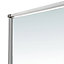 GoodHome Ezili Clear Minimal frame Walk-in Wet room glass screen (H)195cm (W)89cm