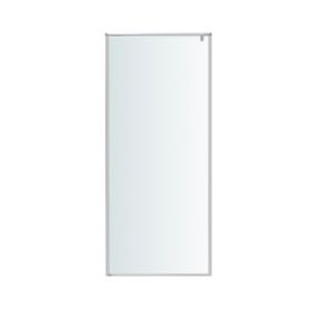 GoodHome Ezili Clear Toughened safety glass Minimal frame Walk-in Wet room glass screen (H)195cm (W)89cm