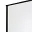 GoodHome Ezili Silver effect Fixed Walk-in Shower panel (H)1950mm (W)1200mm (T)22mm