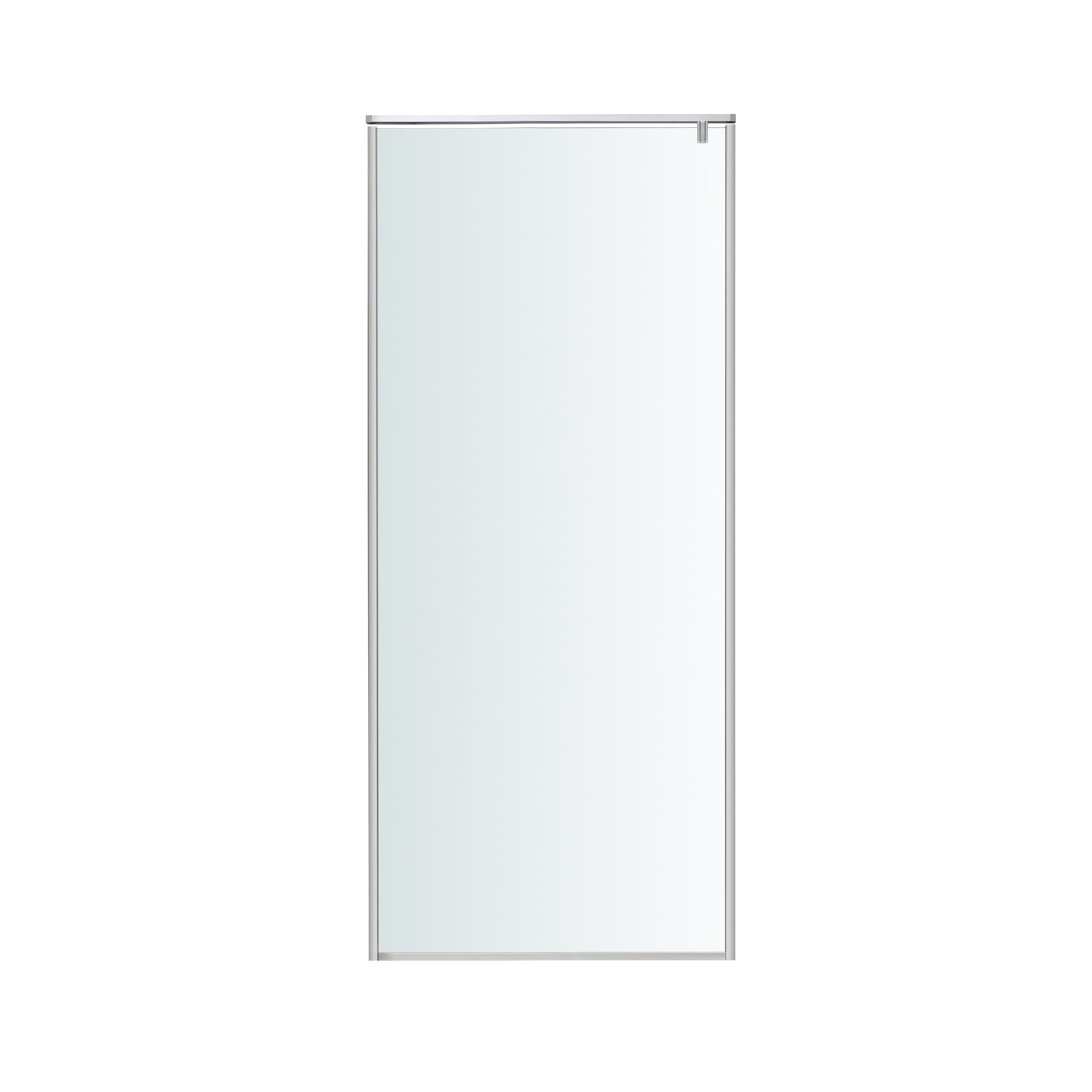 GoodHome Ezili Silver effect Fixed Walk-in Shower panel (H)1950mm (W ...