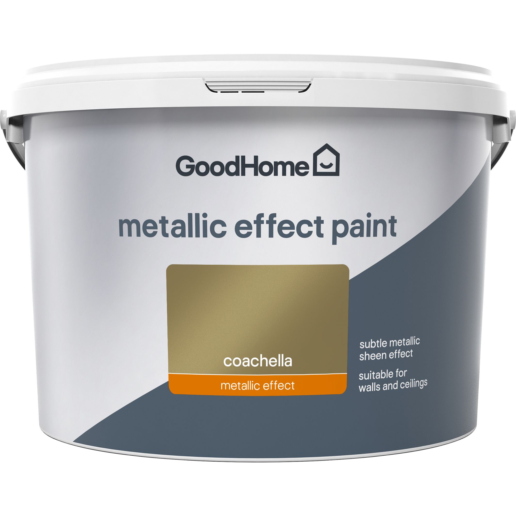 Peinture à effet métallisé GoodHome or Coachella 2L