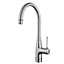 GoodHome Filbert Stainless steel effect Kitchen Side lever Tap