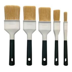 GoodHome Fine filament tip Paint brush, Set of 5