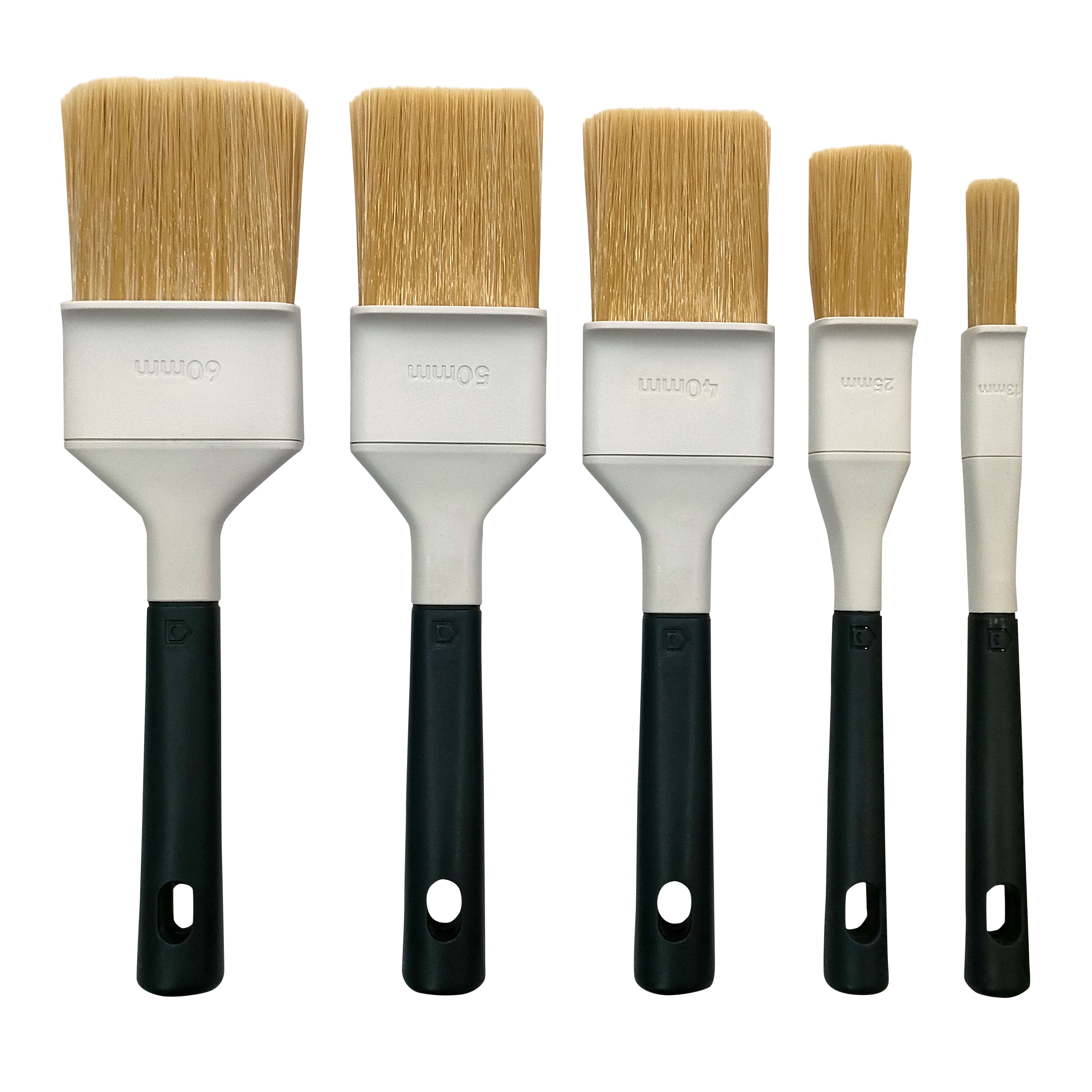 GoodHome Fine filament tip Paint brush, Set of 5 DIY at B&Q