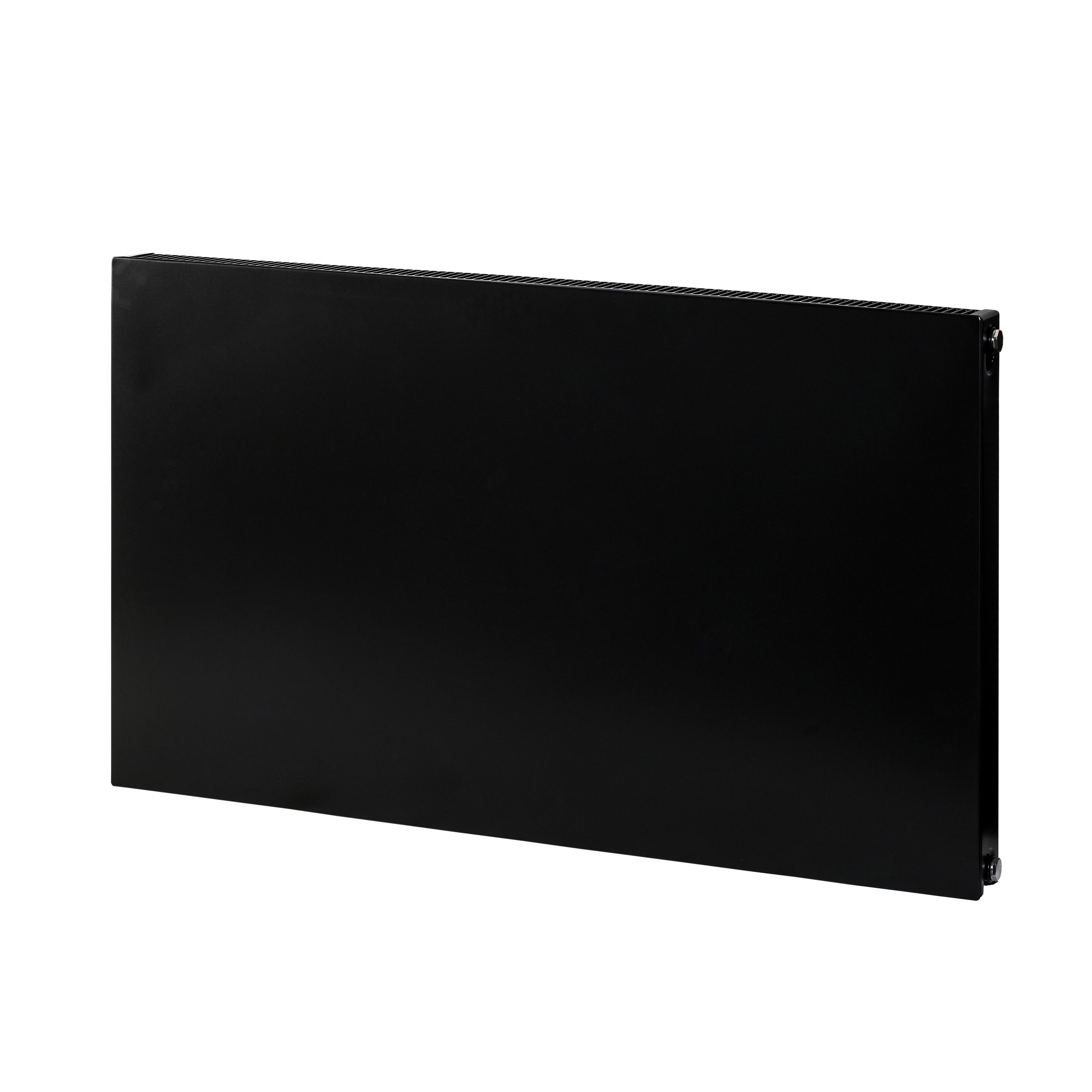 GoodHome Flat Black Type 21 Double Panel Radiator, (W)1000mm x (H)600mm