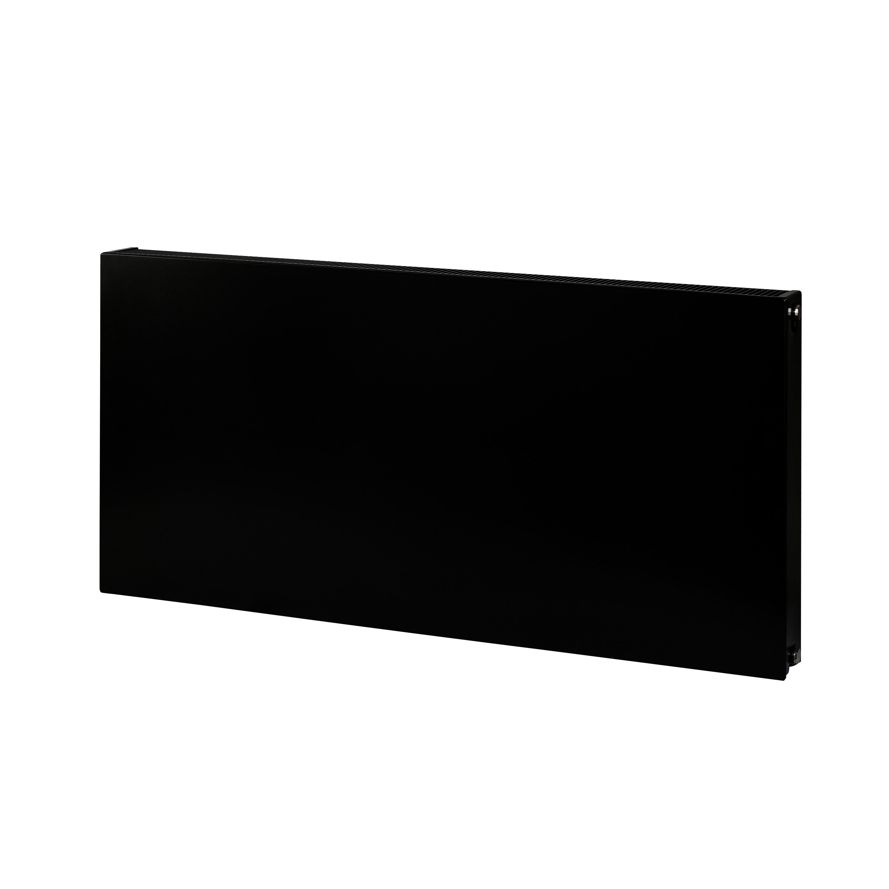 GoodHome Flat Black Type 22 Double Panel Radiator, (W)1200mm x (H)600mm