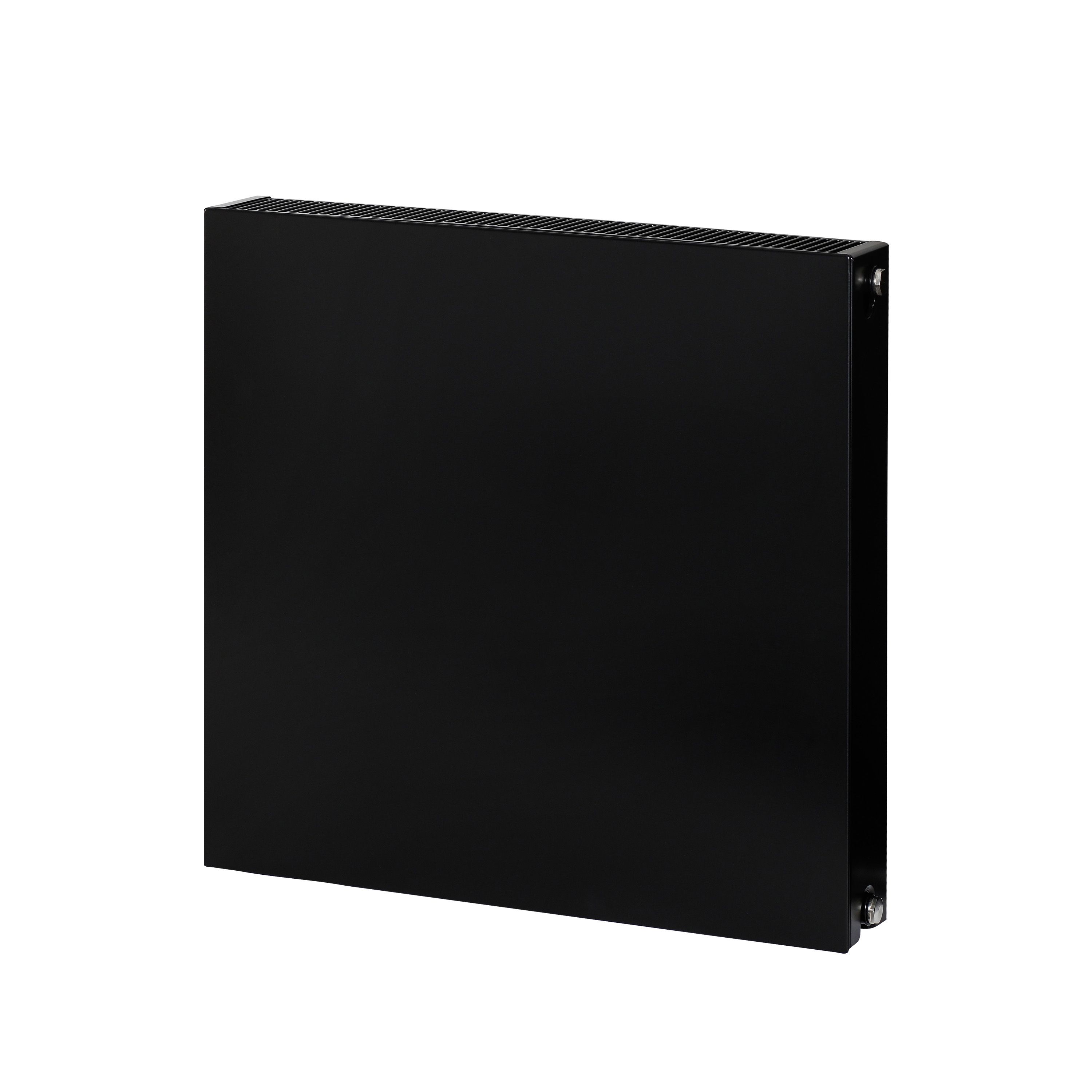 GoodHome Flat Black Type 22 Double Panel Radiator, (W)600mm x (H)600mm