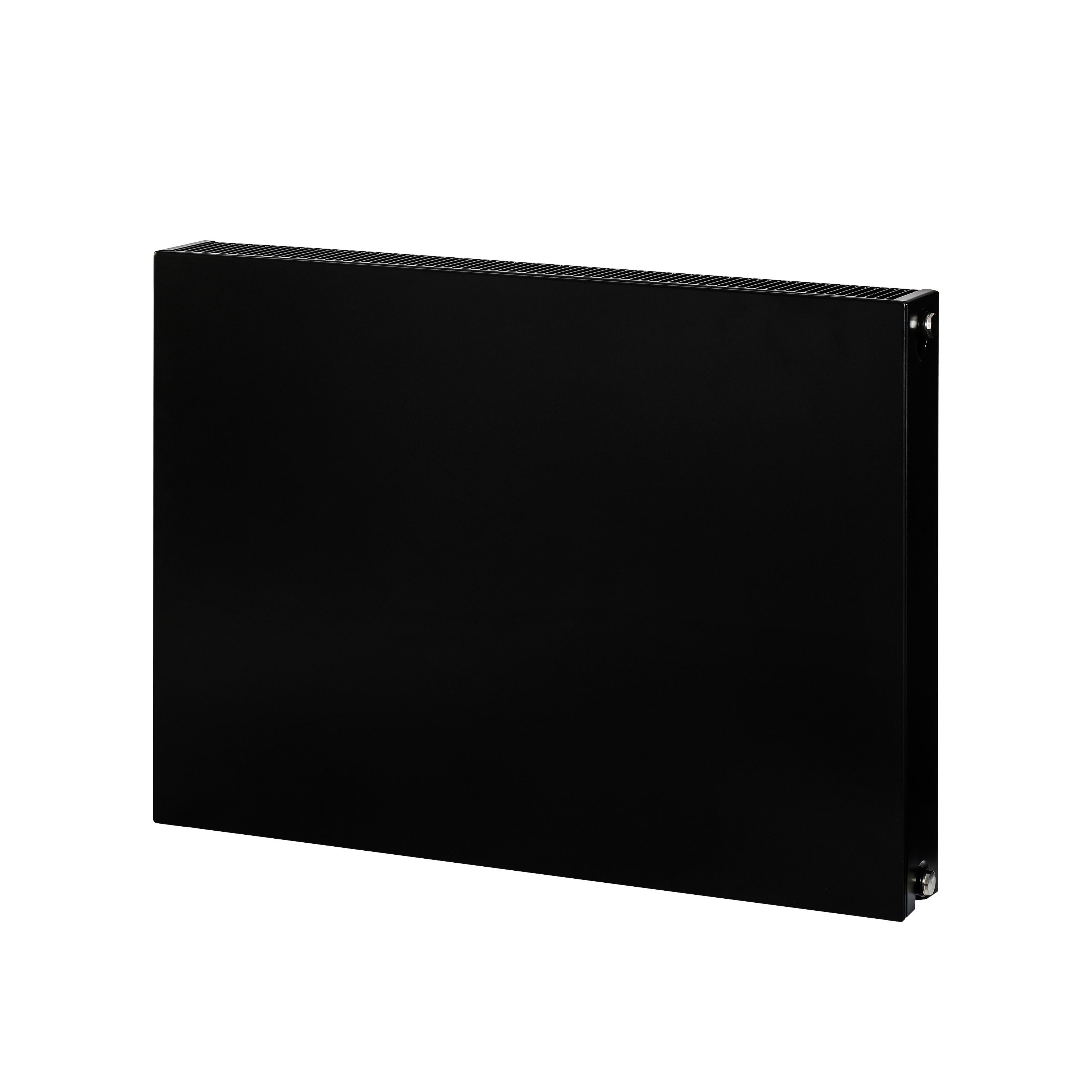 GoodHome Flat Black Type 22 Double Panel Radiator, (W)800mm x (H)600mm