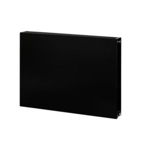 GoodHome Flat Black Type 22 Double Panel Radiator, (W)800mm x (H)600mm