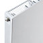 GoodHome Flat White Type 11 Single Panel Radiator, (W)500mm x (H)600mm