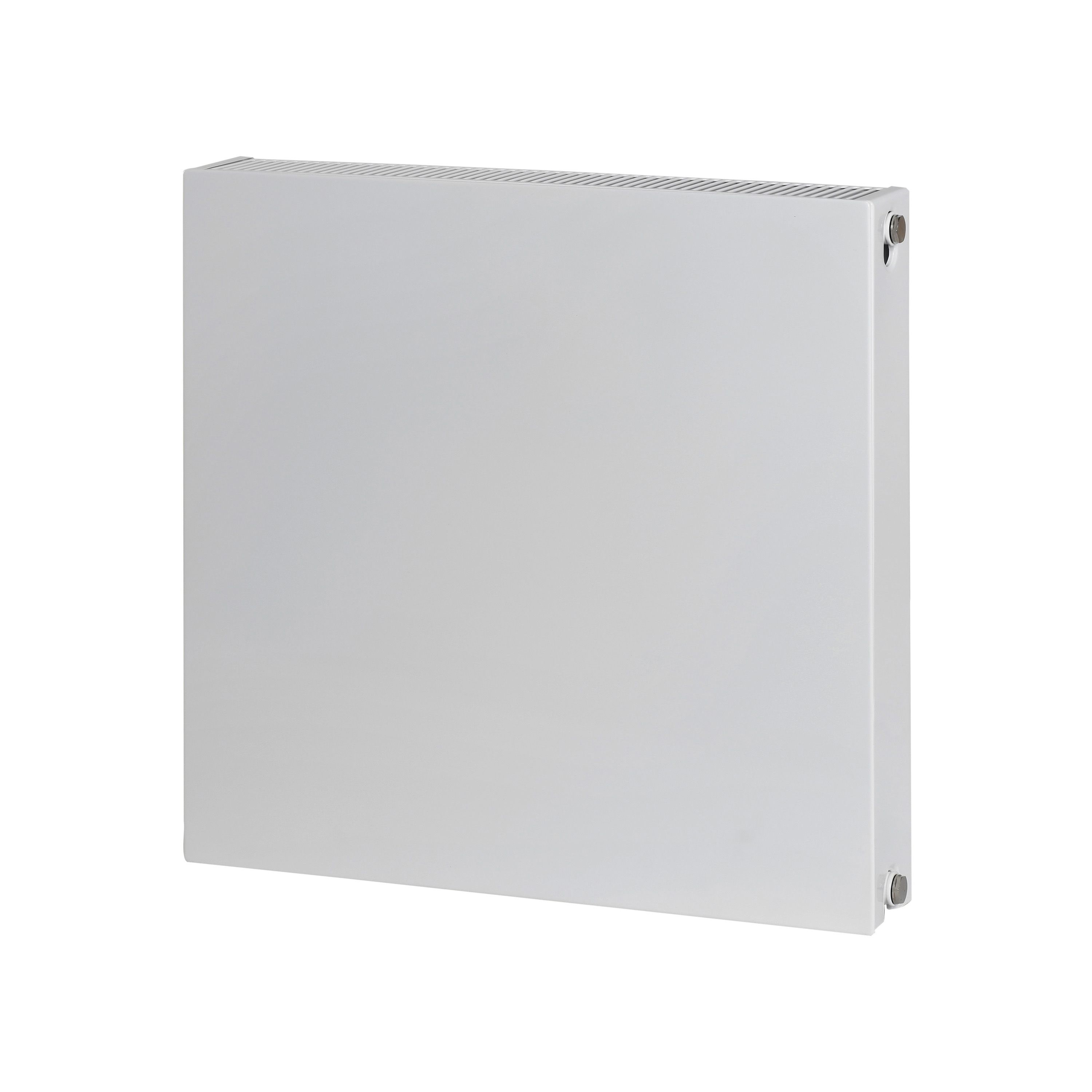 GoodHome Flat White Type 22 Double Panel Radiator, (W)500mm x (H)600mm