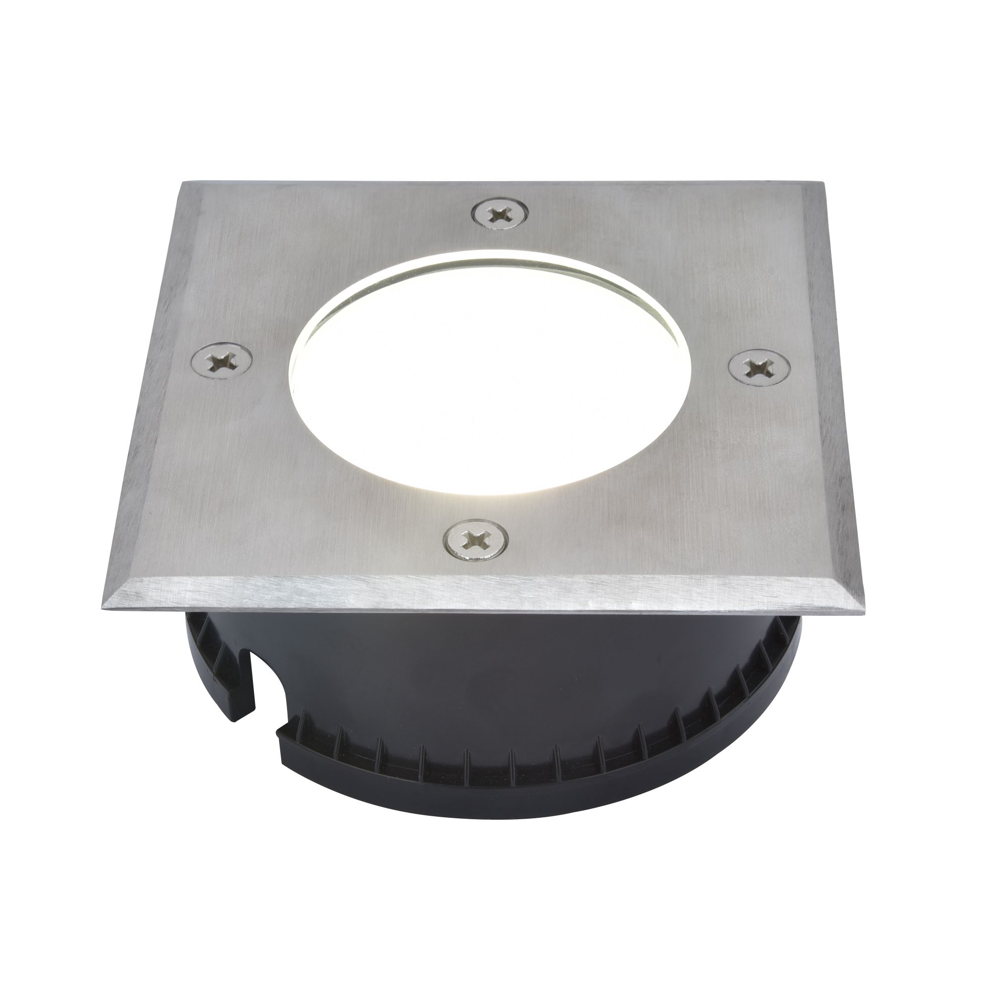 GoodHome Flax Stainless steel Integrated LED Outdoor Ground light