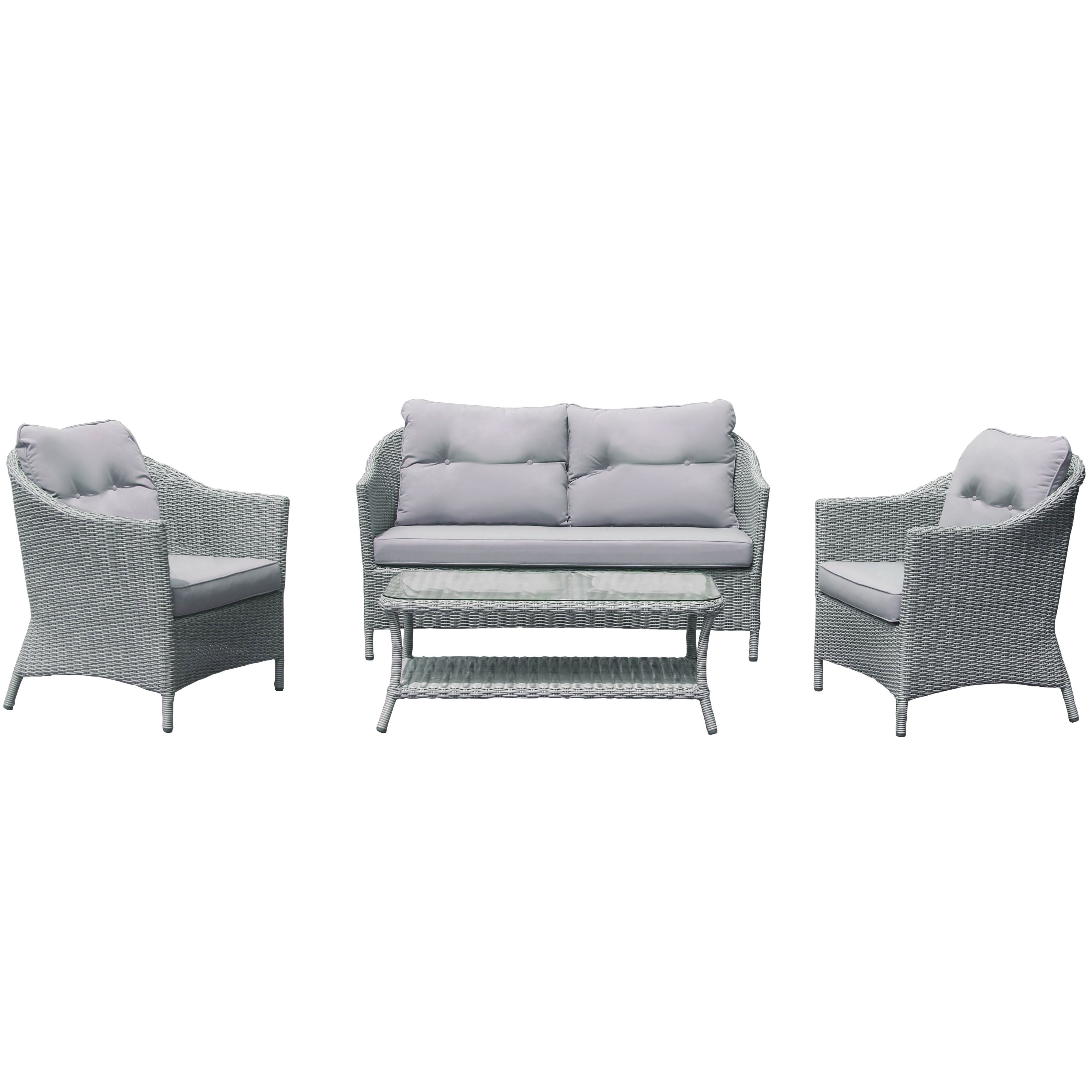 Garden lounge deals set b&q