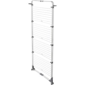 GoodHome Foldable Grey & white Laundry Airer, 35m