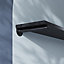 GoodHome Foster Black Steel Tube Shelving bracket (H)60mm (D)190mm