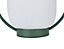 GoodHome Fowey Green Battery-powered Neutral white LED Outdoor Decorative light