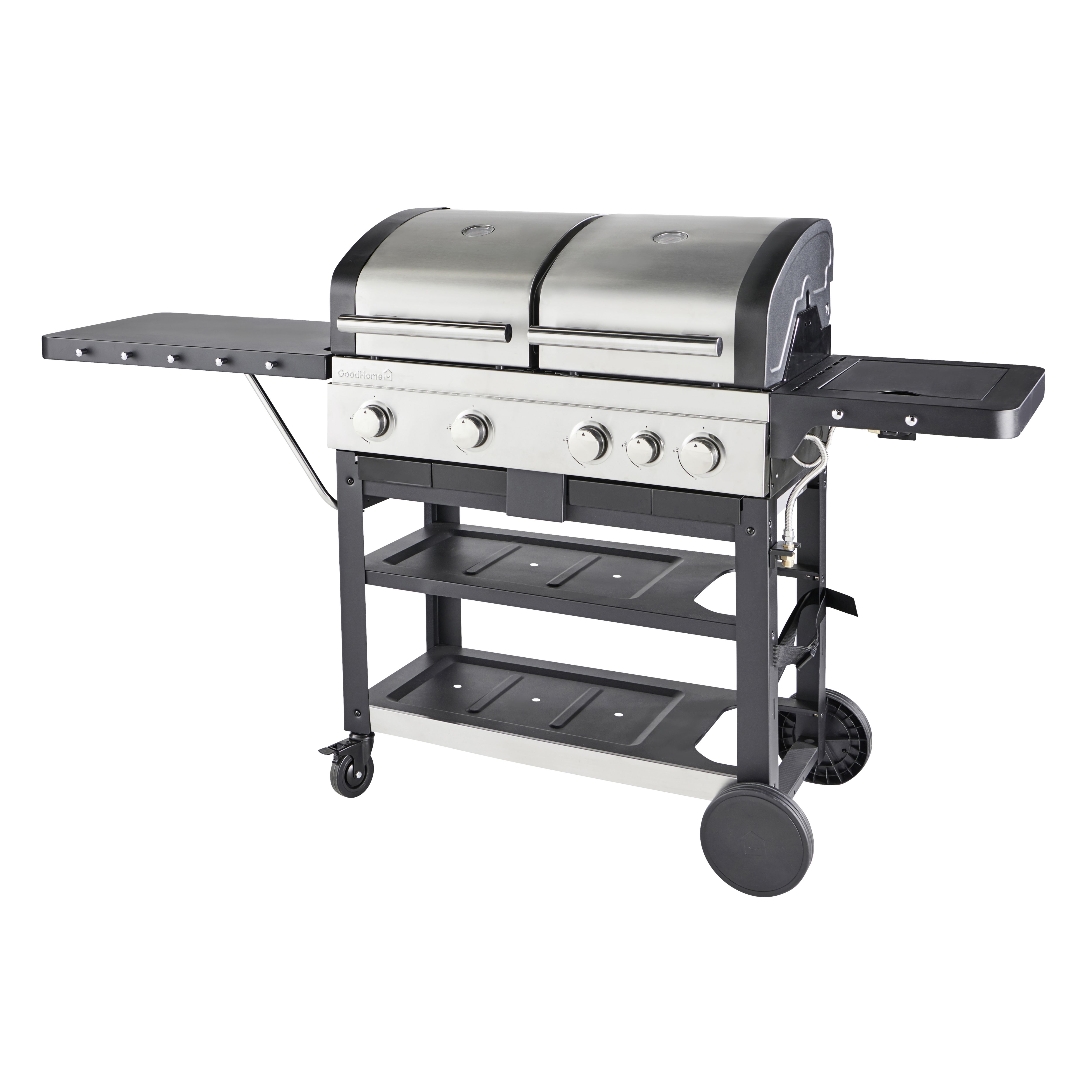GoodHome Tippah Black Burner Gas Barbecue DIY At B&Q