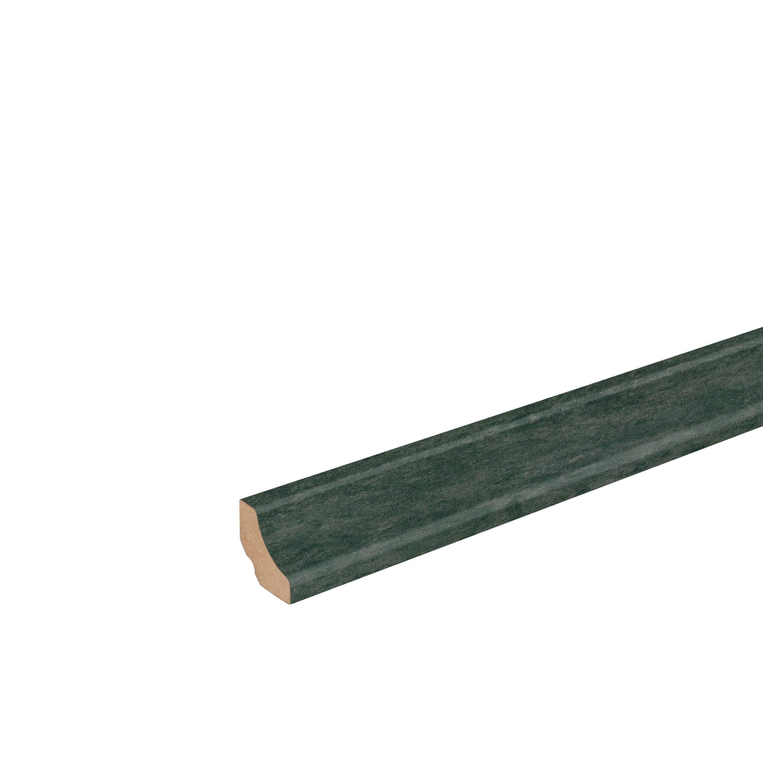 GoodHome FU026 Dark Wood effect Scotia trim, 220cm