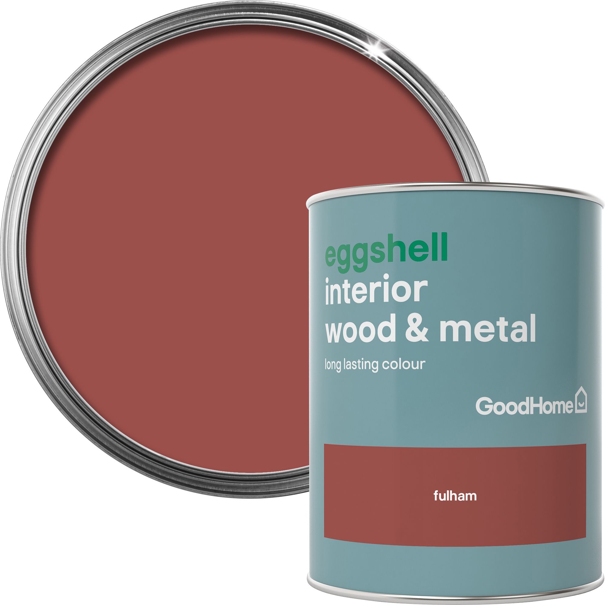 GoodHome Fulham Eggshell Metal & wood paint, 750ml