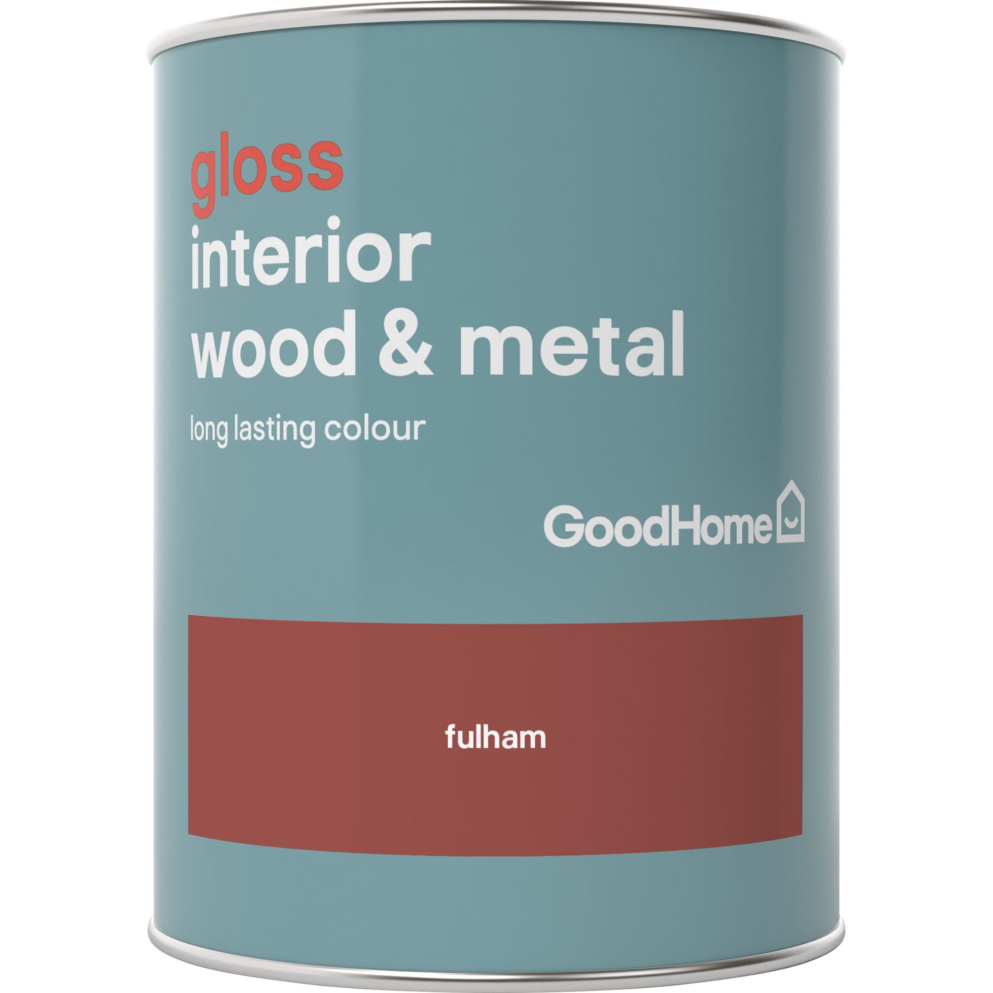 GoodHome Fulham Gloss Metal & wood paint, 750ml