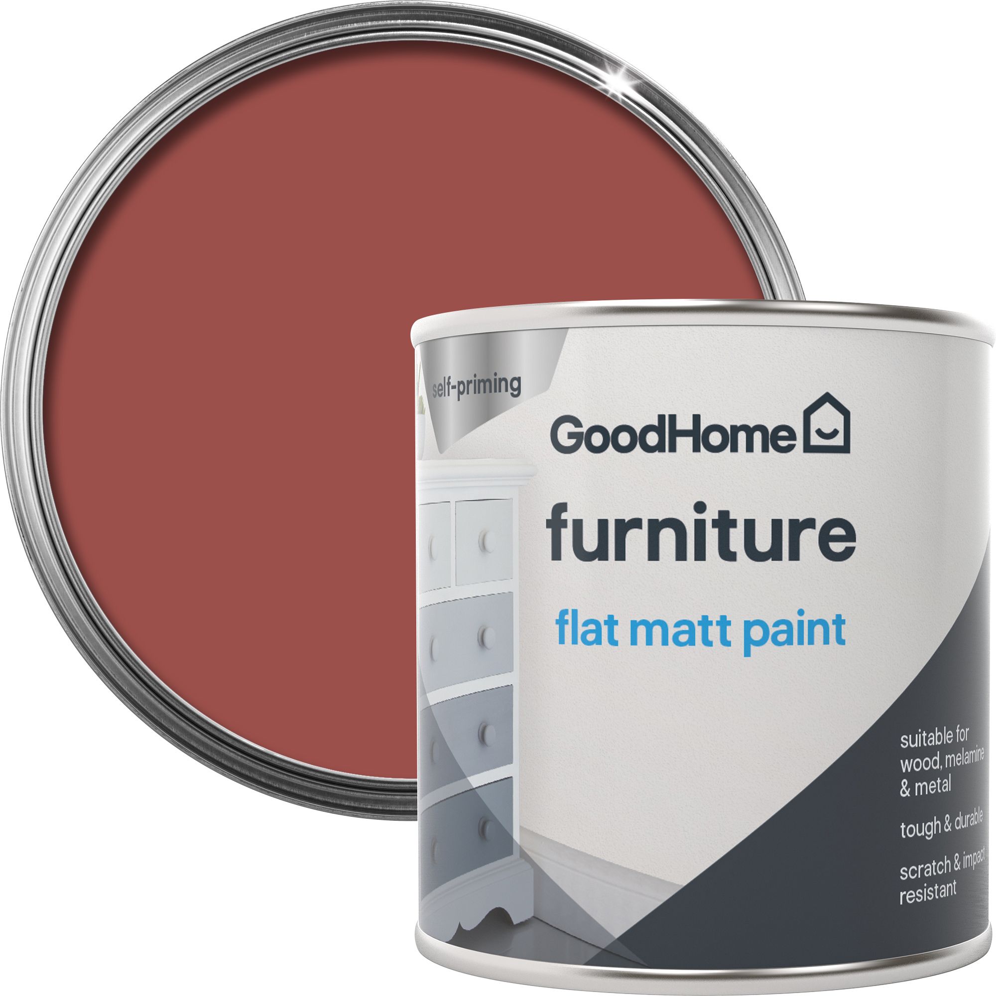GoodHome Fulham Matt Furniture paint, 125ml