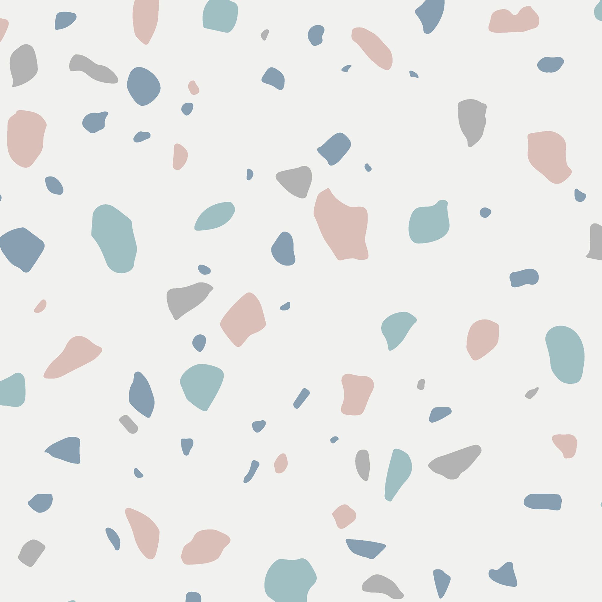 GoodHome Fusca White Terrazzo effect Textured Wallpaper DIY at B&Q