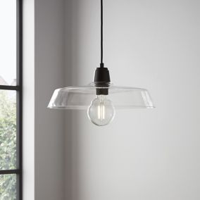 GoodHome Gammuse Clear Light shade (D)37cm